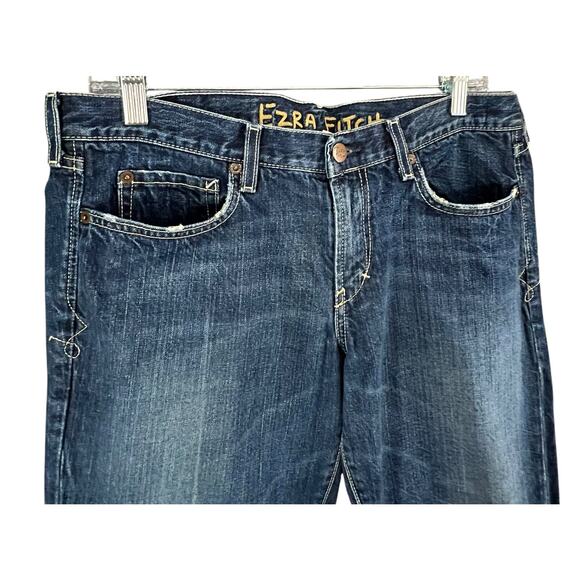 Ezra Fitch Abercrombie Y2K Jeans Womens 29 Blue Bootcut Low Rise Retro Classic - Picture 2 of 15